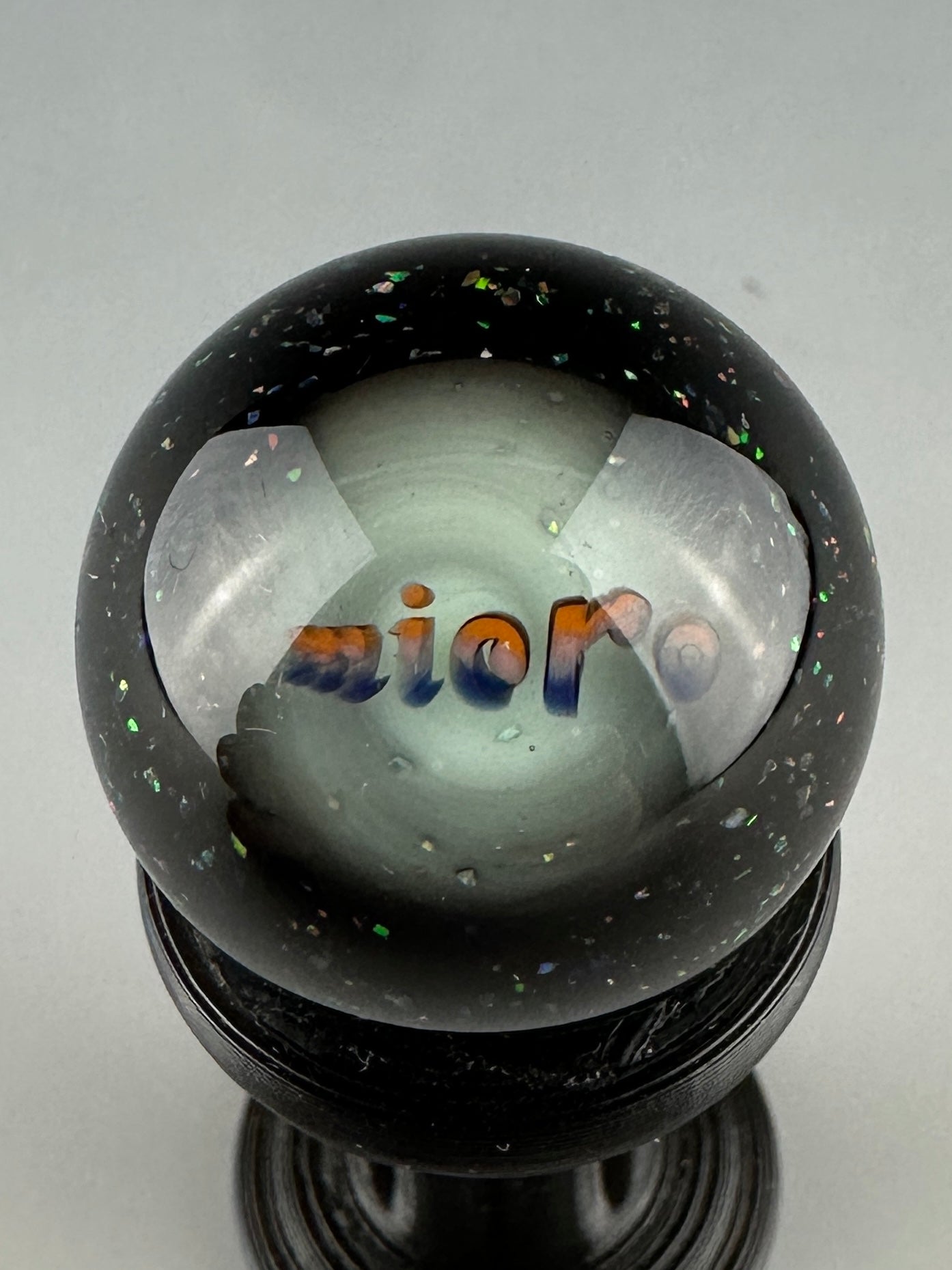 Black opal peace out M marble
