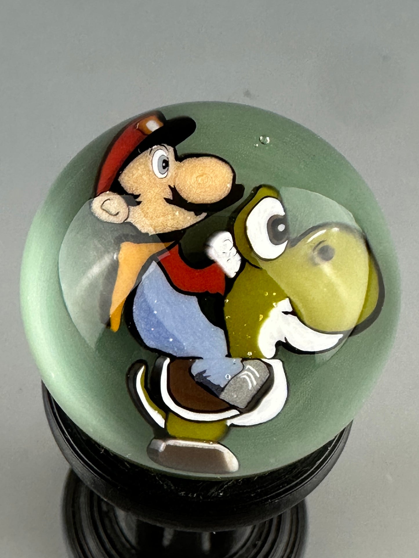 Green blue fade M riding Yosh marble