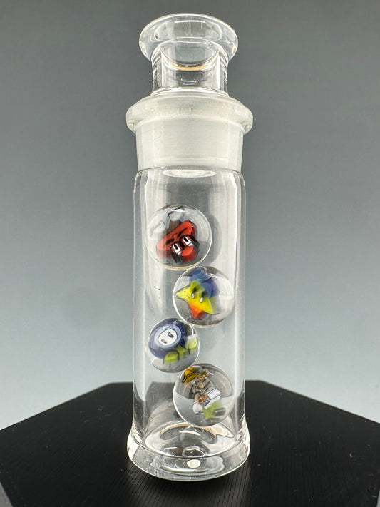 4 Millie pearls with jar