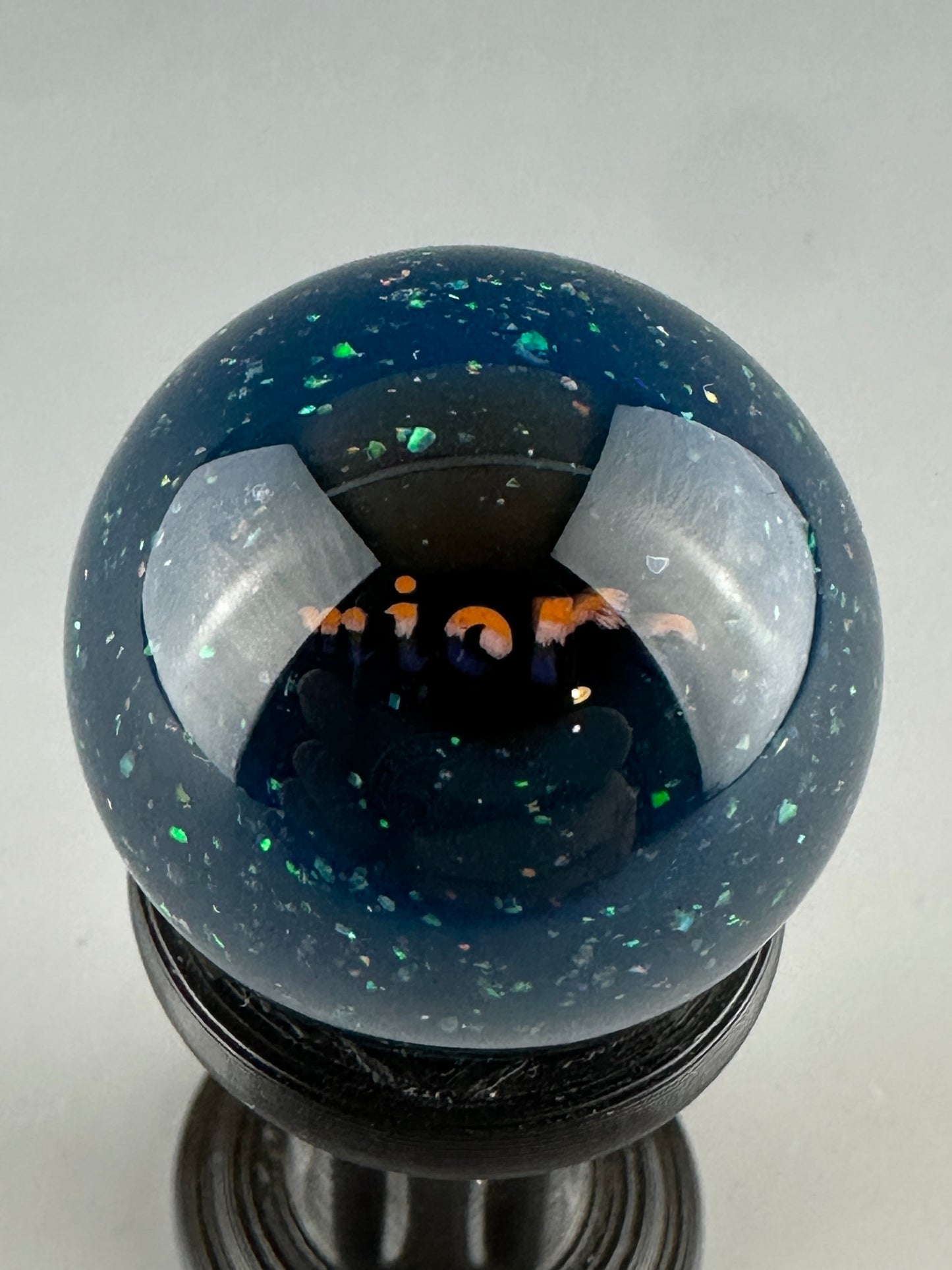Blue opal peace out M marble