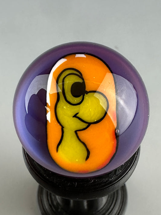 Purple Yosh coin marble