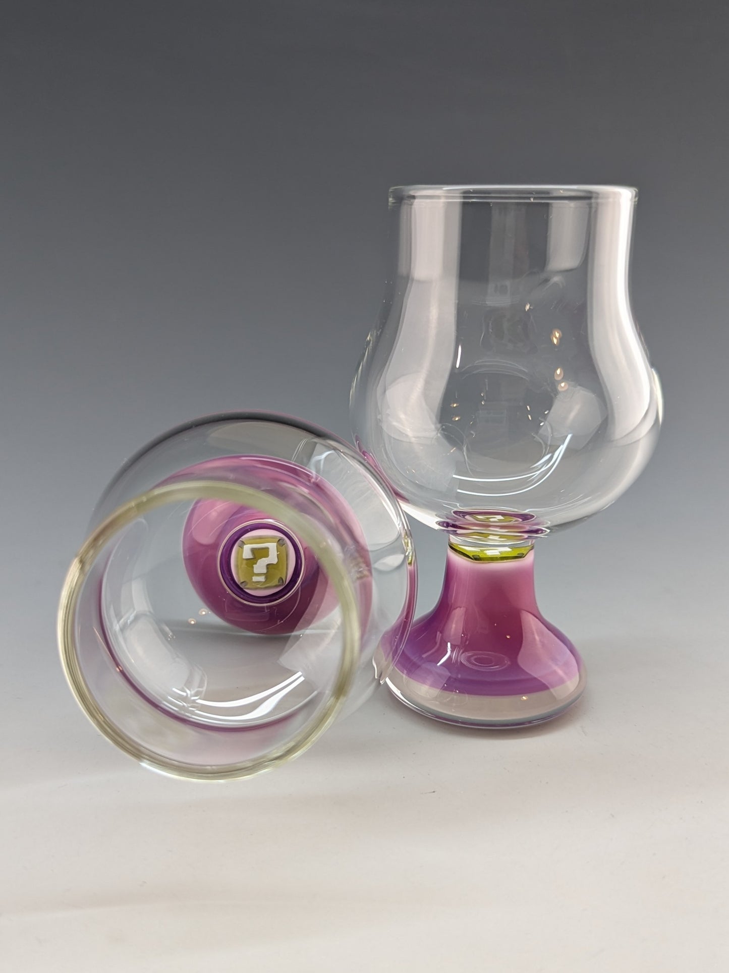Pair of Telemagenta Tasting Glasses